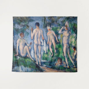 Paul Cezanne - Gruppe von Badenden  Wandteppich