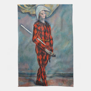 Paul Cezanne - Harlequin Geschirrtuch