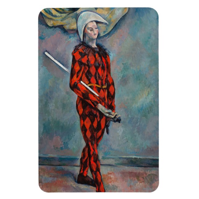 Paul Cezanne - Harlequin Magnet (Vertikal)