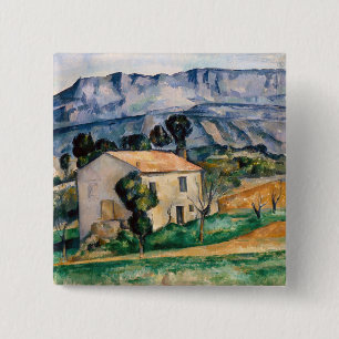 Paul Cezanne - Haus in der Provence Button