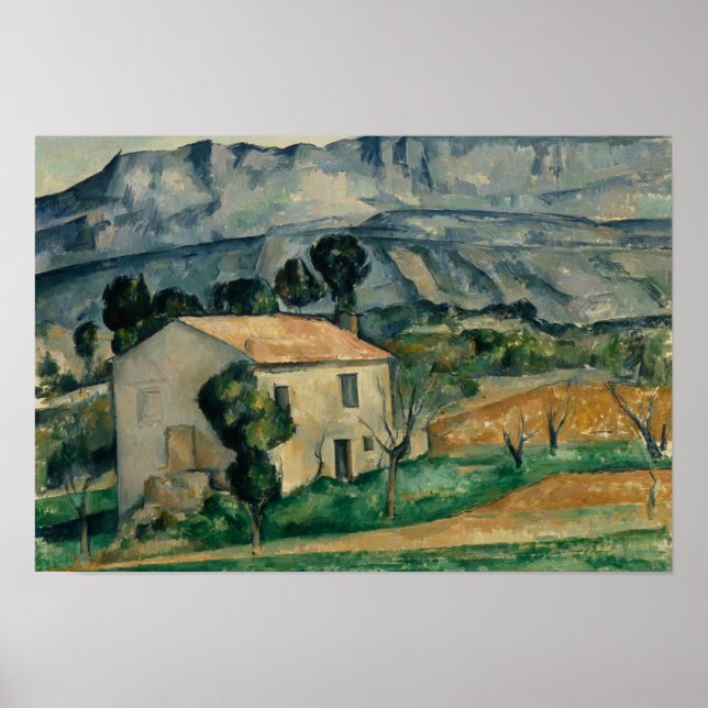 Paul Cezanne - Haus in Provence Poster (Vorne)