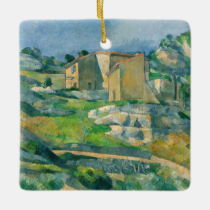 Paul Cezanne - Häuser in der Provence, Riaux-Tal Keramikornament