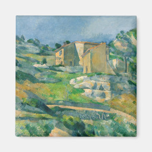 Paul Cezanne - Häuser in der Provence, Riaux-Tal Magnet