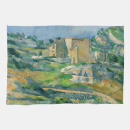 Paul Cezanne - Häuser in Provence, Riaux Valley Geschirrtuch