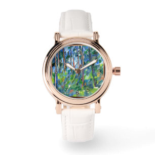 Paul Cezanne: Im Wald, Gemälde von Cezanne Armbanduhr