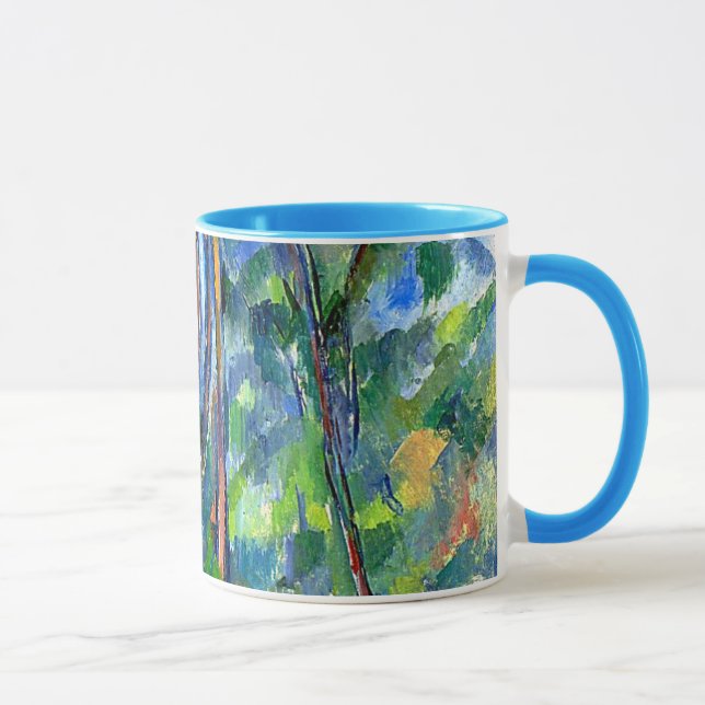 Paul Cezanne: Im Wald, Gemälde von Cezanne Tasse (Rechts)