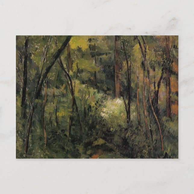 Paul Cezanne - Im Wald Postkarte (Vorderseite)