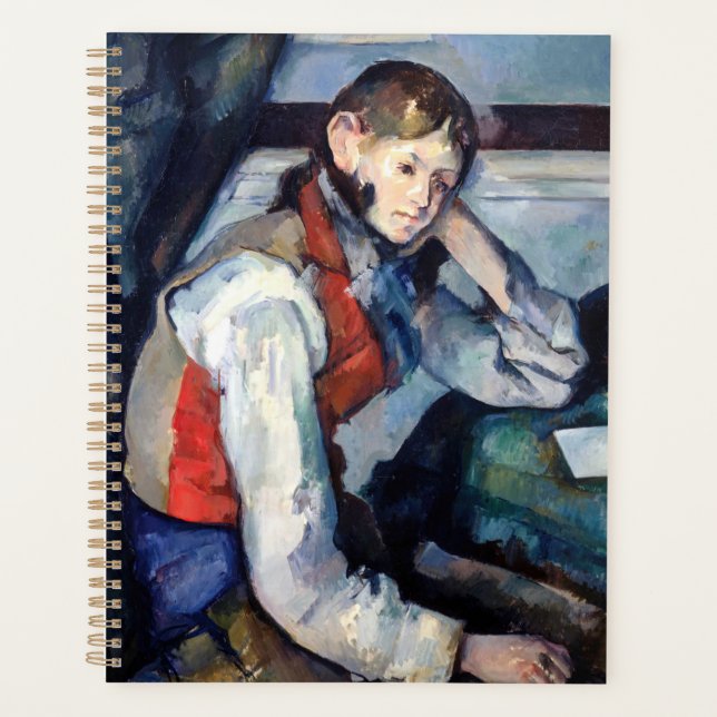 Paul Cezanne - Junge im Roten Westen Planer (Vorderseite)