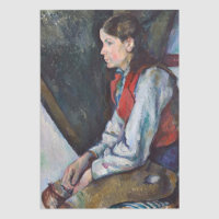 Paul Cezanne - Junge im Roten Westen
