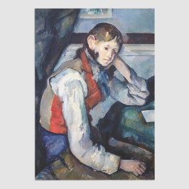 Paul Cezanne - Junge im Roten Westen Seidenpapier