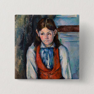 Paul Cezanne - Junge mit roter Weste Button