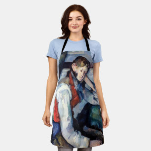 Paul Cezanne - Junge mit roter Weste Schürze