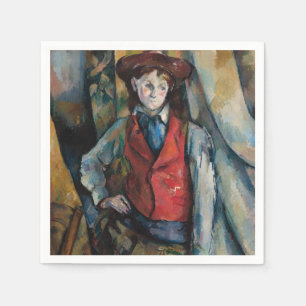 Paul Cezanne - Junge mit roter Weste Serviette