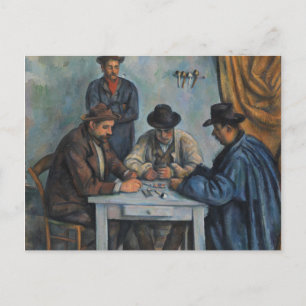 Paul Cezanne Kartenspieler Postkarte