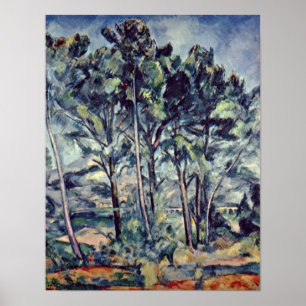 Paul Cezanne - Kiefern und Aquädukt (der Viaduct) Poster