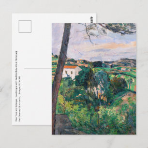 Paul Cezanne - Kiefernbaum in Estaque Postkarte