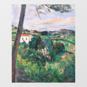 Paul Cezanne - Kiefernbaum in L'Estaque Fensteraufkleber