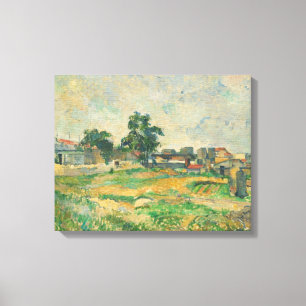 Paul Cezanne Landschaft in der Nähe von Paris, Leinwanddruck