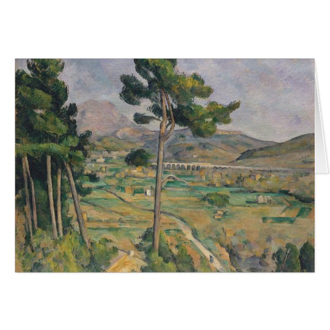Paul Cezanne | Landschaft mit Viadukt (Vorderseite (Horizontal))