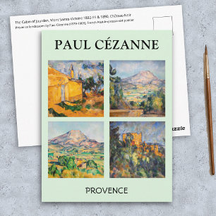 Paul Cezanne - Landschafts-Meisterwerke Auswahl Postkarte