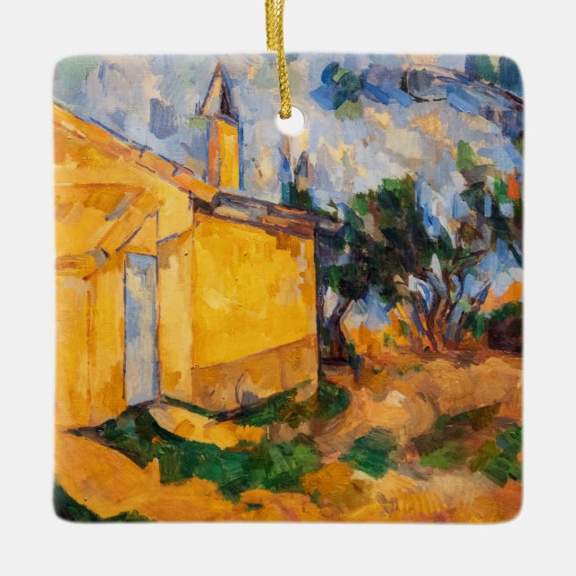Paul Cezanne - Le Cabanon de Jourdan Keramikornament (Vorderseite)