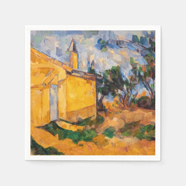 Paul Cezanne - Le Cabanon de Jourdan Serviette (Vorderseite)