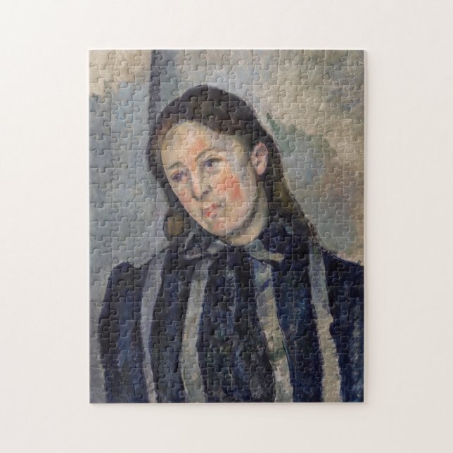 Paul Cezanne - Madame Cezanne mit Loosened Hair (Vertikal)