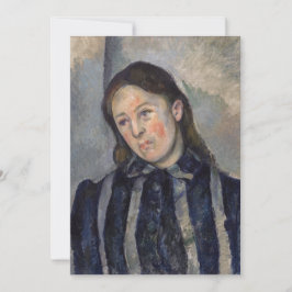 Paul Cezanne - Madame Cezanne mit Loosened Hair Einladung
