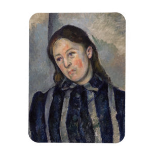 Paul Cezanne - Madame Cezanne mit offenem Haar Magnet