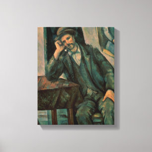 Paul Cezanne Man raucht ein Rohr Leinwanddruck
