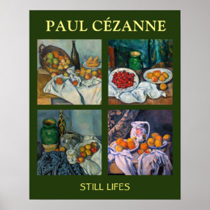Paul Cezanne - Meisterwerke der Stillleben-Auswah Poster