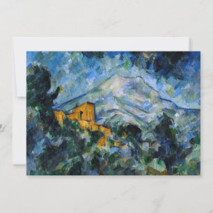 Paul Cezanne - Mont Saint-Victoire & Chateau Noir Einladung