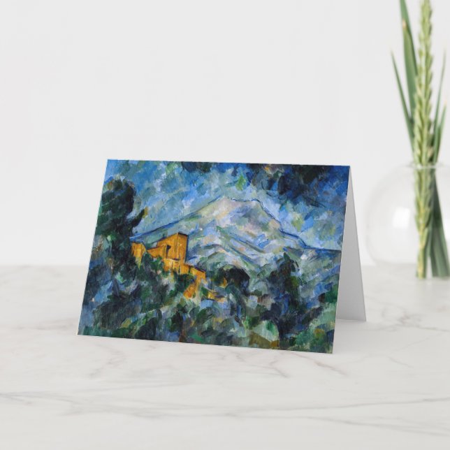 Paul Cezanne - Mont Saint-Victoire & Chateau Noir Karte (Vorderseite)