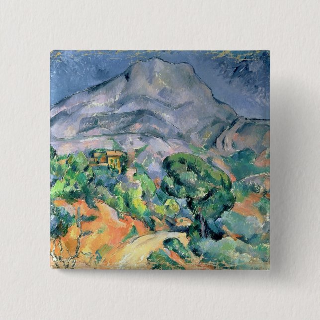 Paul Cezanne | Mont Sainte-Victoire, 1900 Button (Vorderseite)
