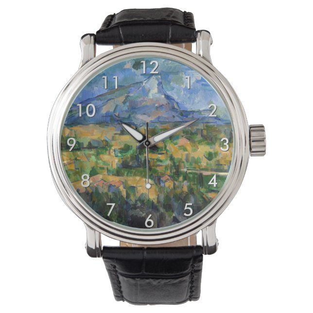 Paul Cezanne - Mont Sainte-Victoire Armbanduhr (Vorderseite)