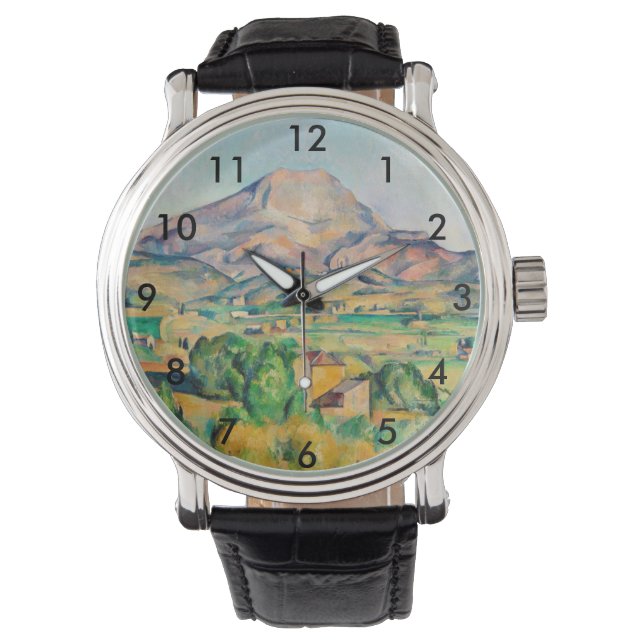 Paul Cezanne - Mont Sainte-Victoire Armbanduhr (Vorderseite)