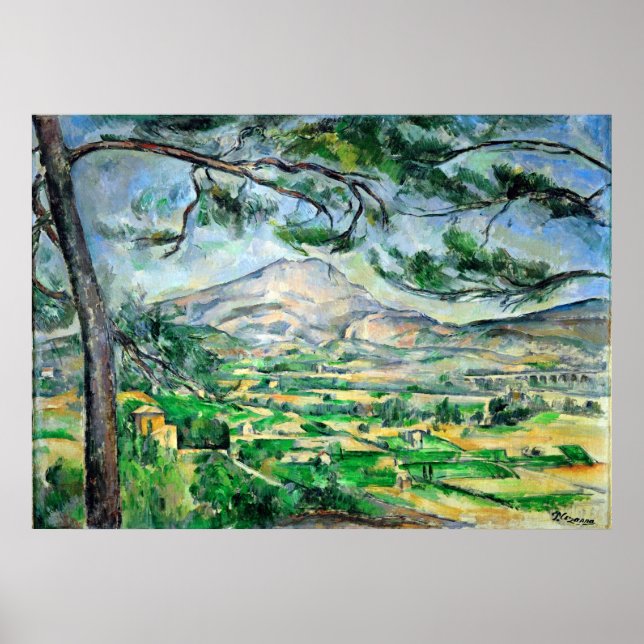 Paul Cézanne, Mont Sainte-Victoire, Courtald Poster (Vorne)