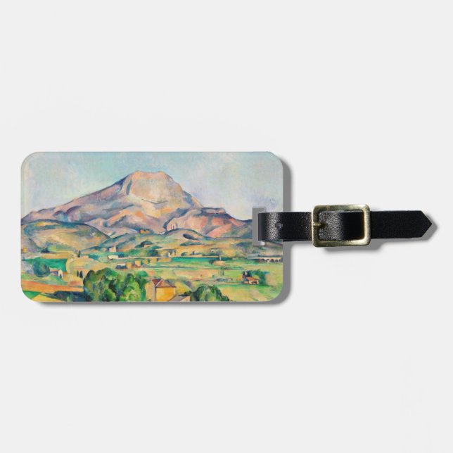 Paul Cezanne - Mont Sainte-Victoire Gepäckanhänger (Vorderseite horizontal)