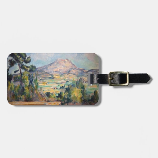 Paul Cezanne - Mont Sainte-Victoire Gepäckanhänger (Vorderseite horizontal)