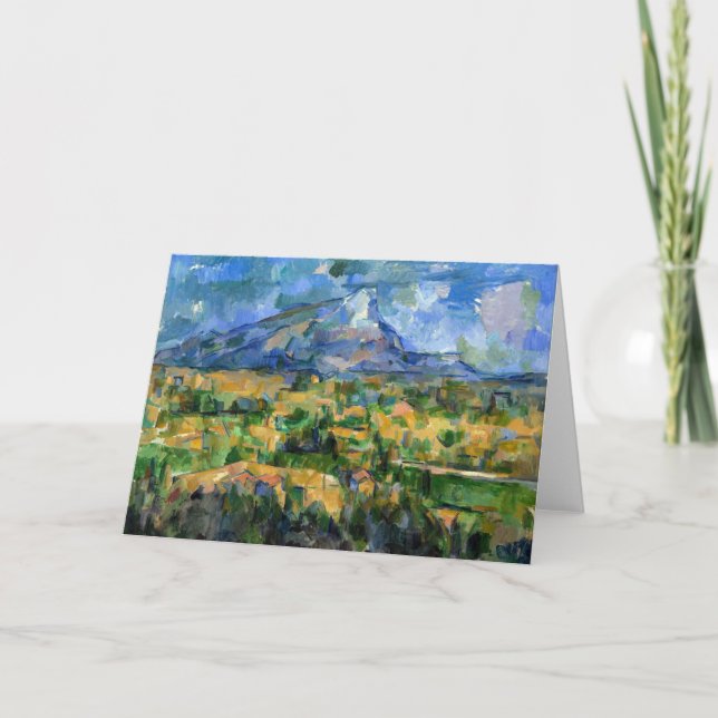 Paul Cezanne - Mont Sainte-Victoire Karte (Vorderseite)