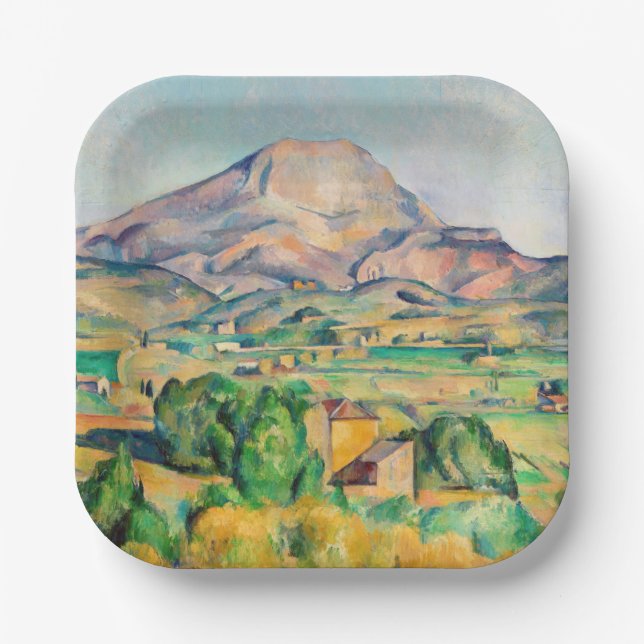 Paul Cezanne - Mont Sainte-Victoire Pappteller (Vorderseite)