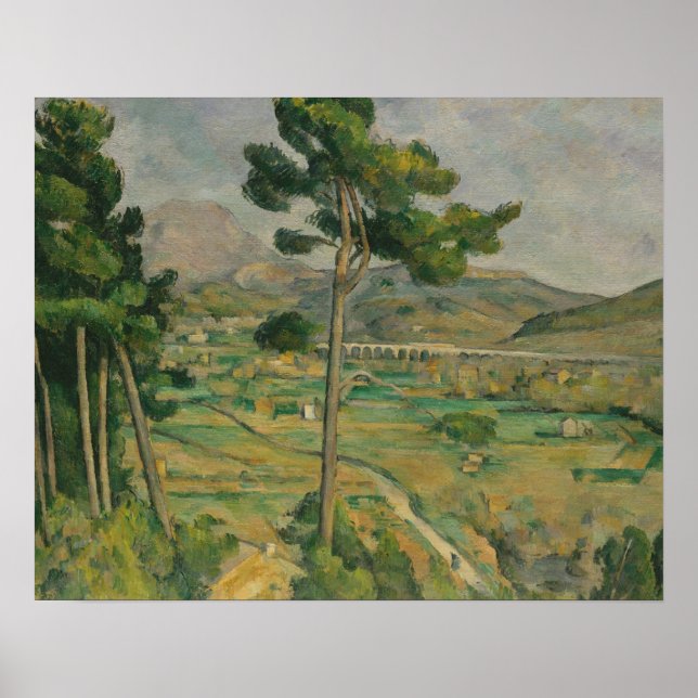 Paul Cezanne - Mont Sainte-Victoire Poster (Vorne)