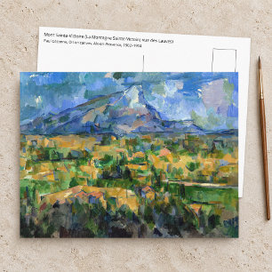 Paul Cezanne - Mont Sainte-Victoire Postkarte