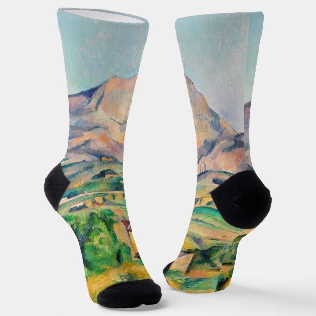 Paul Cezanne - Mont Sainte-Victoire Socken (Gewinkelt)