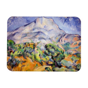 Paul Cezanne - Mont Sainte-Victoire, Straße nach T Magnet