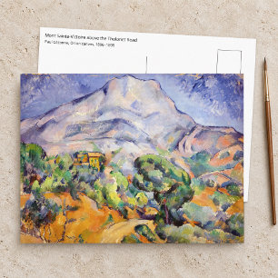Paul Cezanne - Mont Sainte-Victoire, Straße nach T Postkarte