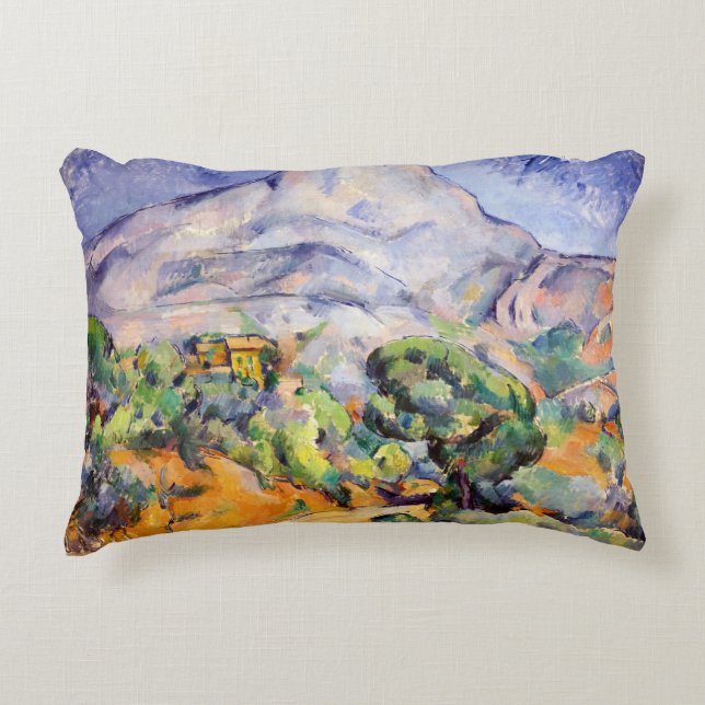 Paul Cezanne - Mont Sainte-Victoire, Tholonet Road Dekokissen (Vorderseite)
