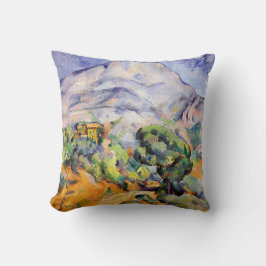 Paul Cezanne - Mont Sainte-Victoire, Tholonet Road Kissen