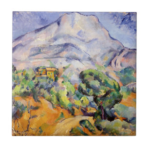 Paul Cezanne - Mont Sainte-Victoire, Tholonet-Stra Fliese