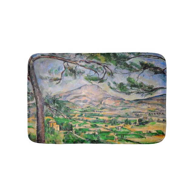 Paul Cezanne - Mont Sainte-Victoire und große Kief Badematte (Vorderseite)